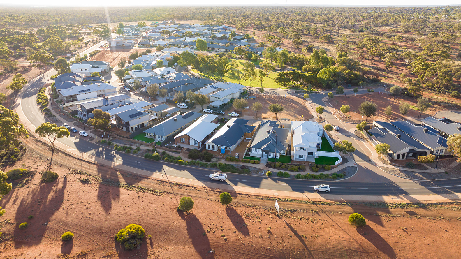 Aerial view of the GreenView at Karlkurla estate