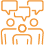 Responsive Responsive - Icon of people communicating with each other