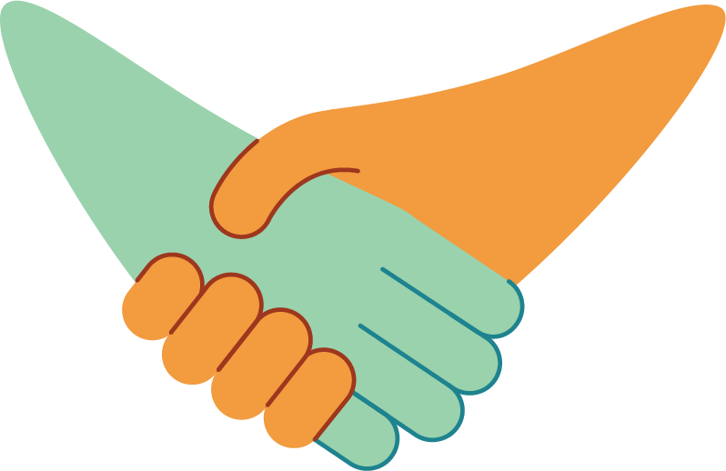 Integrity - Two hands clasped together