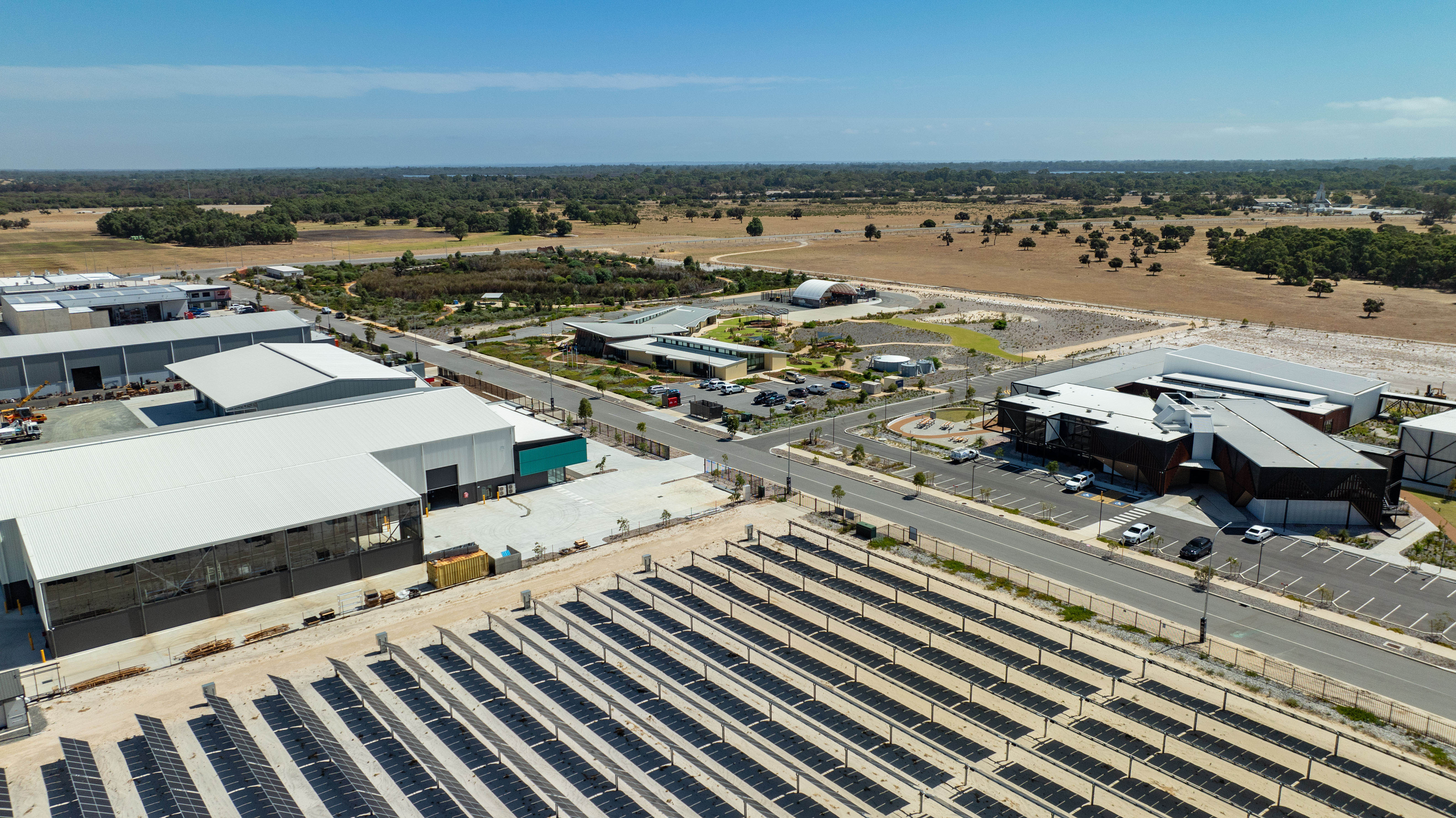 Aerial of Peel Business Park
