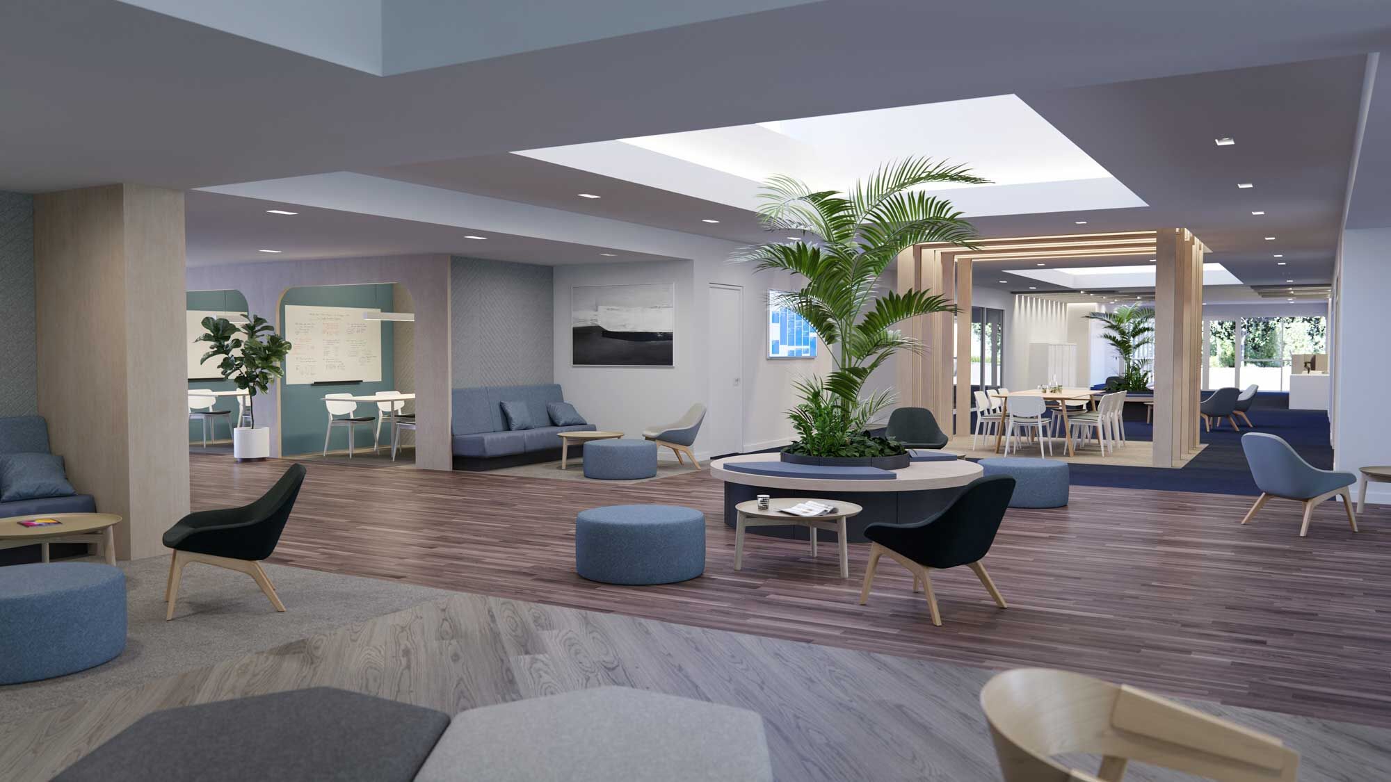 Bentley Tech Park Function Centre Refurbishment Render Image