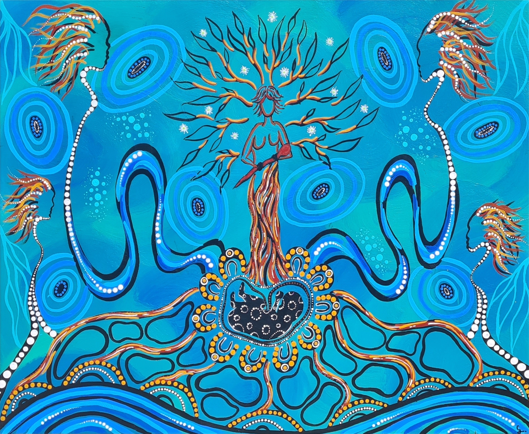 'Fanny Balbuk' by Gertrina Hayden Gertrina Hayden Yagan Square Public Art 'Fanny Balbuk'