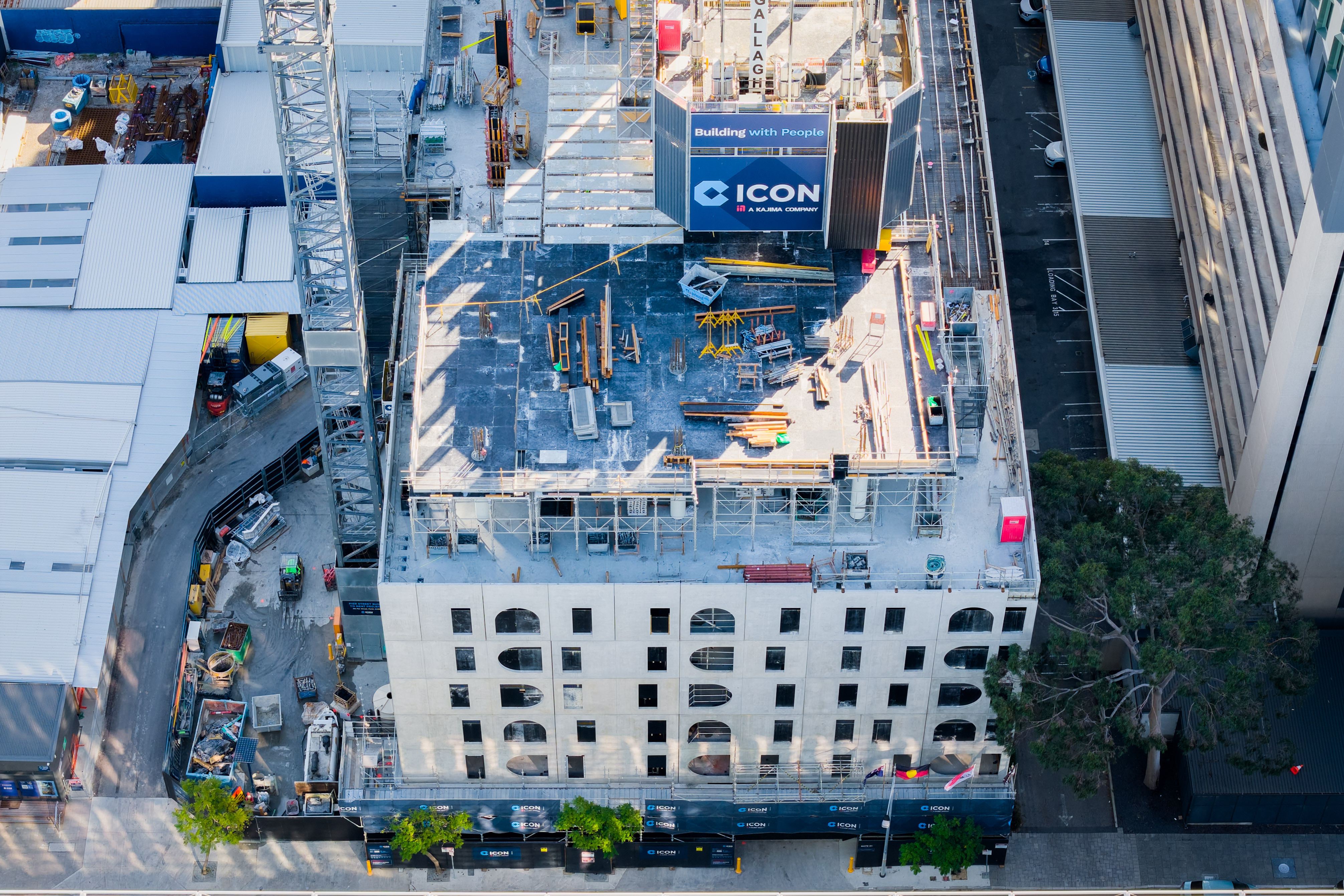 Pier Street podium July 2025