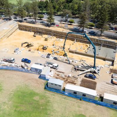 The Claremont Football Club Under Construction March 2016