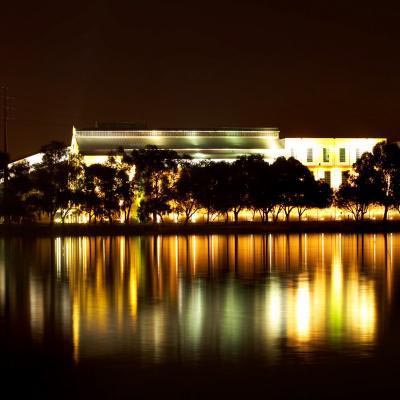Exterior And River At Night