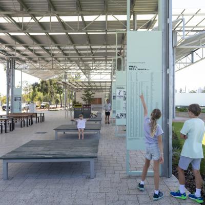 Explore the open-air museum celebrating the Oval's historic home of WA football