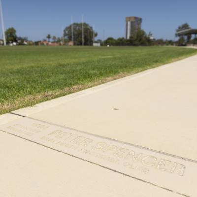Walk the Sandover Medal Walk celebrating past winners