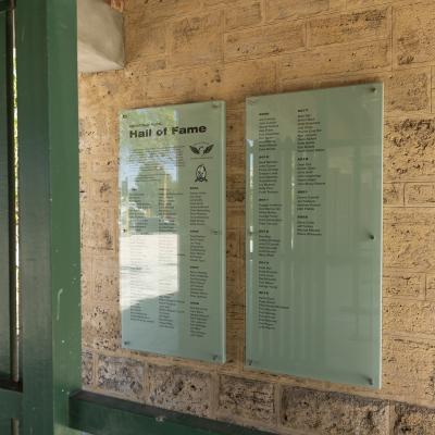 The history of the Oval has been displayed for the community to see 