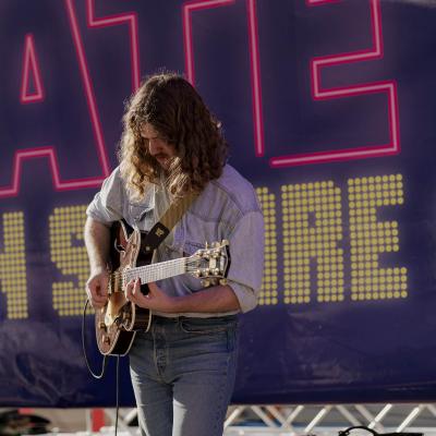 Live musicians perform at Yagan Square for Illuminate 