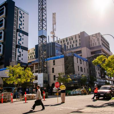 Street view of the Pier Street development