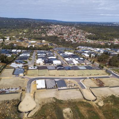 The estate is taking shape